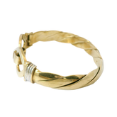 8.25” Pre-owned 9CT Double Hook Bangle (70.38g)